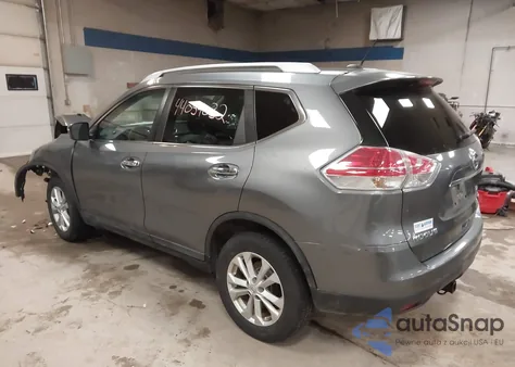 2015 Nissan Rogue Sv из США, поврежденный, VIN KNMAT2MV6FP533452